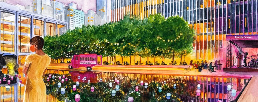 illustration of lincoln center