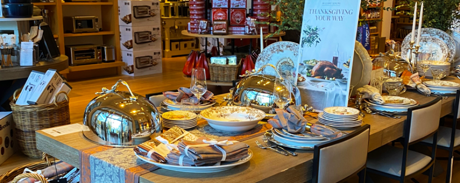 display in williams sonoma