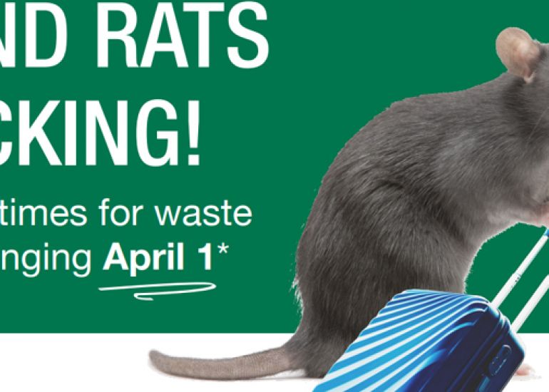 Waste Setout Times Change April 1