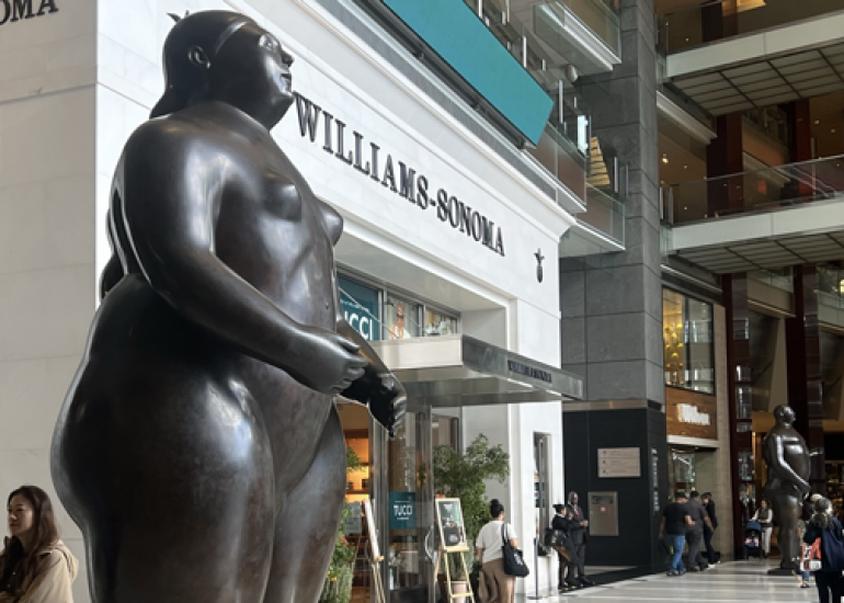 Botero’s Adam & Eve Stand Tall at The Shops at Columbus Circle