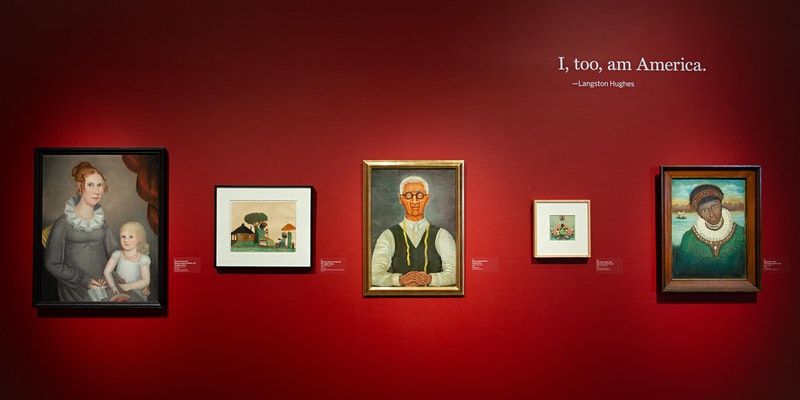 art displayed on a wall